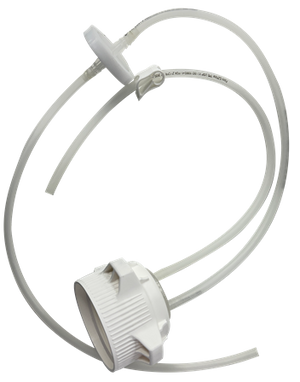 Vactrap™ 2 Cap Assembly, 83B VersaCap, PP, Tubing, for Single Bottle Setup Assembly