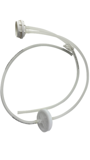 Vactrap™ G Cap Assembly, GL45 VersaCap®, PP, Tubing, for Single 2L Bottle - Foxx Life Sciences | img_1 | Foxx Life Sciences Global | shopfls.com