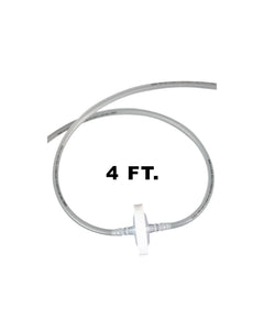 EZBio® Vactrap S ™ Tubing Extension for Plastic Bottles, 4 ft., w/ 0.2°m Polytetrafluoroethylene (PTFE) Vent Filter, Sterile