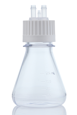 EZBio®pure MTO 125mL Polycarbonate Flask with VersaCap® 38-430 Adapter – Non-Sterile, 10 per Case | img_1 | Foxx Life Sciences Global | shopfls.com