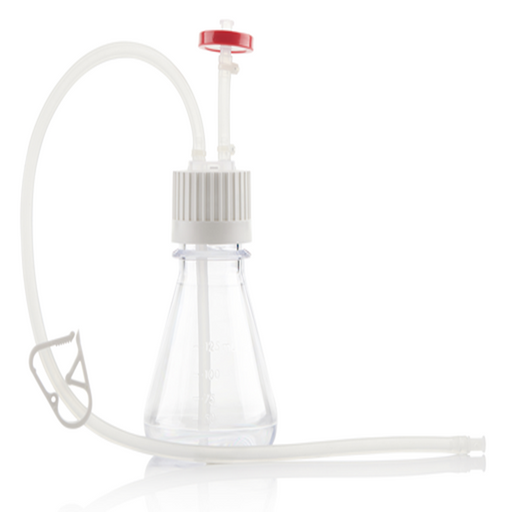 EZBio®pure 125mL Flask Assembly, PC Flat Base, 38-430 mm Cap, Multiple Sizes - Laboratory Flask for Bioprocessing | img_1 | Foxx Life Sciences Global | shopfls.com