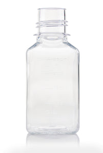 EZBio Titanium Square Bottle, PETG,38-430,250ml, Non Ster, No Cap, 60/CS