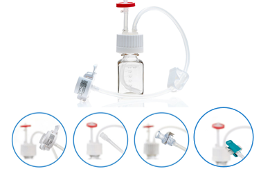 EZBio® MTO 60mL Bottle Assembly, 38-430 VersaCap®, 10/cs - Multiple Sizes | img_1 | Foxx Life Sciences Global | shopfls.com