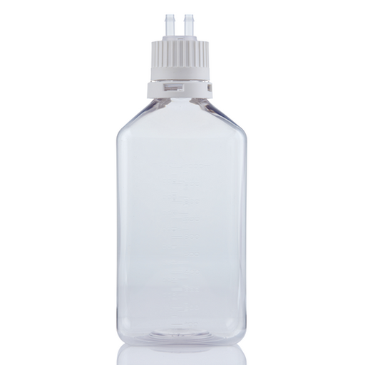 EZBio® TS Bottle Assy, PETG, 1000mL, Tamper Evident VersaCap White 38-430 w/o Tubing, NS, 10/CS | img_4 | Foxx Life Sciences Global | shopfls.com