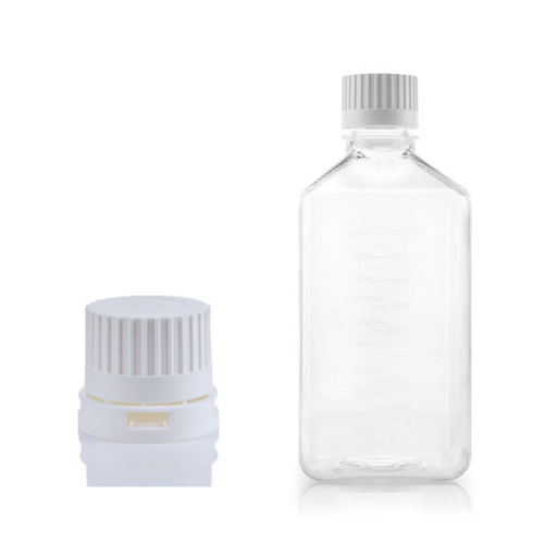 EZBio® 1000mL PETG Square Bottle with Tamper-Evident Cap  Foxx Life Sciences
| Img | Foxx  Life Sciences