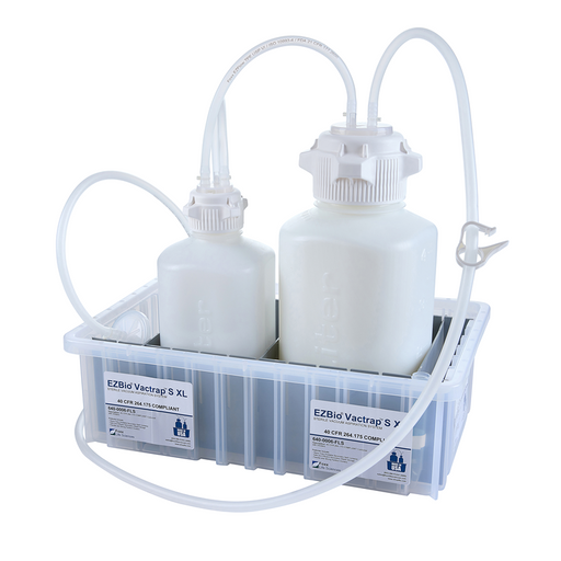 EZBio® Vactrap S™ XL: 4L+2L PP Waste Container with 1/4" Tubing. Autoclavable, Sterile. Ideal for Laboratory Waste Disposal. | img_1 | Foxx Life Sciences Global | shopfls.com