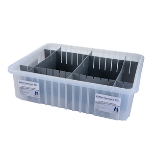 EZBio® Vactrap™ S XXL Natural Bin w/ Dividers, 22-1/2
