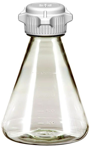 Sterile 1L EZclear® Erlenmeyer Flasks (6/case) w/ 53B Vented VersaCap®. Foxx Life Sciences, for laboratory & bioprocessing applications. | img_1 | Foxx Life Sciences Global | shopfls.com
