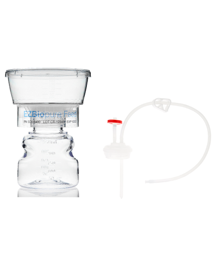 EZBio®pure Feed System, 500mL Bottle Top Filtration, GL45 Single Use Cap, 4/CS | img_1 | Foxx Life Sciences Global | shopfls.com