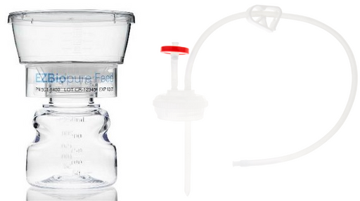 EZBio®pure Feed System, 250mL Bottle Top Filtration, GL45 Single Use Cap, 4/CS | img_1 | Foxx Life Sciences Global | shopfls.com