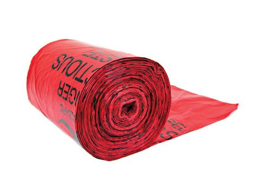 Liner bags for biohazard waste cans, 11 microns thick, Pack/100 | img_1 | Foxx Life Sciences Global | shopfls.com