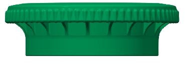 45mm SECUREgrasp® cap, Green, Polypropylene (PP) | img_1 | Foxx Life Sciences Global | shopfls.com