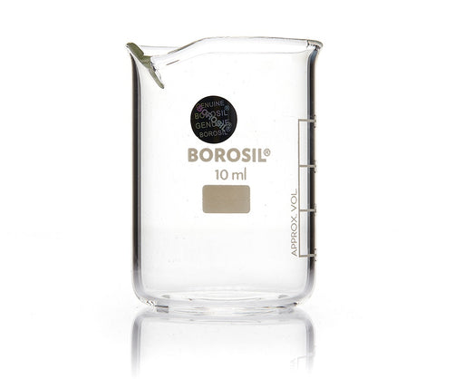 Borosil® Low-Form Glass Beakers with Spout - 10mL - CS/20 | img_1 | Foxx Life Sciences Global | shopfls.com