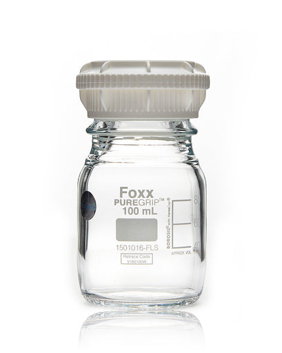 PUREgrip BOTTLES SCREW CAP Clr 100 mL | img_1 | Foxx Life Sciences Global | shopfls.com