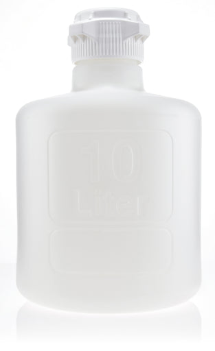 EZBio® Titanium Round Carboy, Polypropylene (PP), 10 Liter, No Spigot, VersaCap® 83B, Non-Sterile, 1/CS | img_1 | Foxx Life Sciences Global | shopfls.com