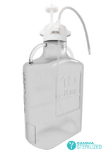 EZBio® Single Use Carboy Assembly, 10L, PC, VersaCap® 83B, TPE Tubing w/ Dip Tube, Sterile