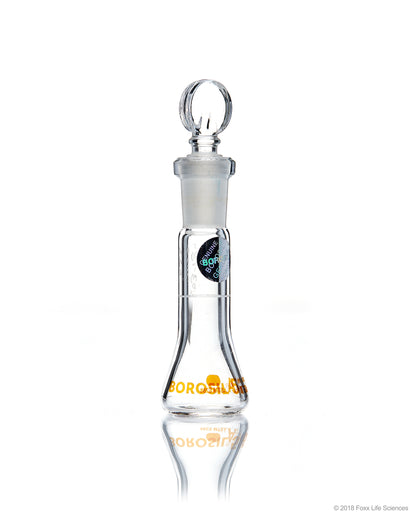 Volumetric Flask, Wide Neck, With Glass I/C Stopper, Class A with Batch certificate, 10 mL | img_1 | Foxx Life Sciences Global | shopfls.com