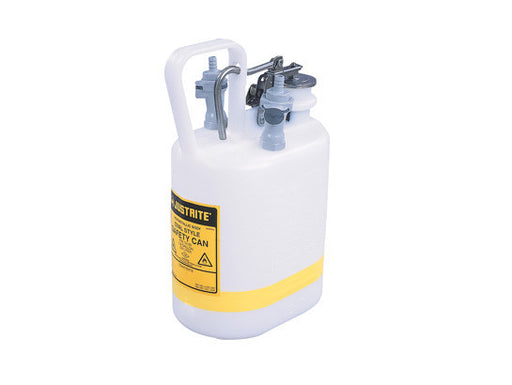 Oval Quick-Disconnect Disposal Can, polypropylene fittings for 3/8" tubing, 1 gallon, poly