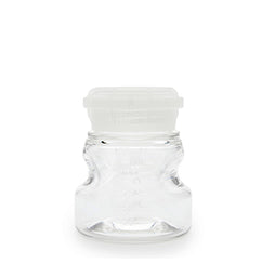 EZBio®pure Titanium Round Bottle, PETG, 125mL, GL45 Neck with Cap, Sterile
