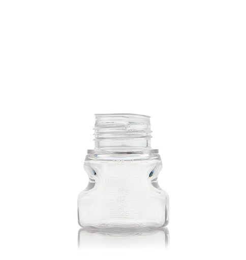 EZBio®pure Titanium Round Bottle, PETG, 125mL, GL45 Neck with No Cap, Non-Sterile | img_1 | Foxx Life Sciences Global | shopfls.com