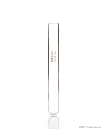 Borosil® Test Tubes without RIM 15*150 Borosilicate 3.3 ISO 4142 15ml