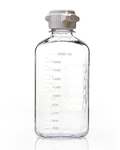 EZBio® Bottle, Polycarbonate (PC), Sterilized, 2L, Closed Cap, pk/6 | img_1 | Foxx Life Sciences Global | shopfls.com