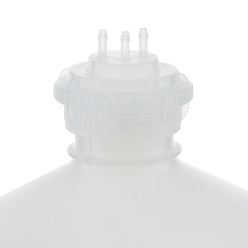 EZBio® GL45 Open Cap & Molded 3x 1/8" HB, Natural Polypropylene (PP) for Plastic Bottles