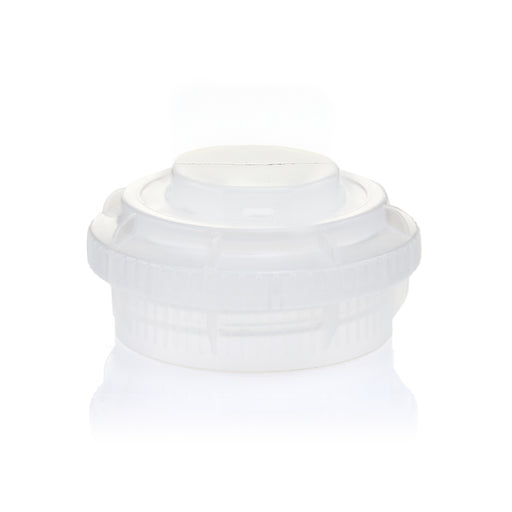 EZBio® GL45 Open Cap & Closed Adapter, Natural PP for Glass Bottles - 5 | 25 | img_1 | Foxx Life Sciences Global | shopfls.com