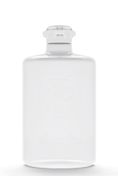 EZBio® Titanium Round Carboy, PC, 20 Liter, VersaCap 83B, Non-Sterile | img_1 | Foxx Life Sciences Global | shopfls.com
