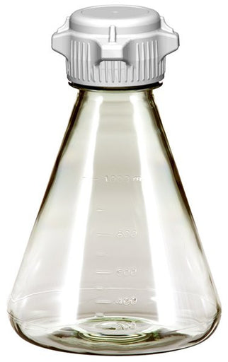 Foxx Flask, PC, 1L, No Baffle, VersaCap® 50, Non-Sterile - Laboratory Flask for Research & Bioprocessing | img_1 | Foxx Life Sciences Global | shopfls.com