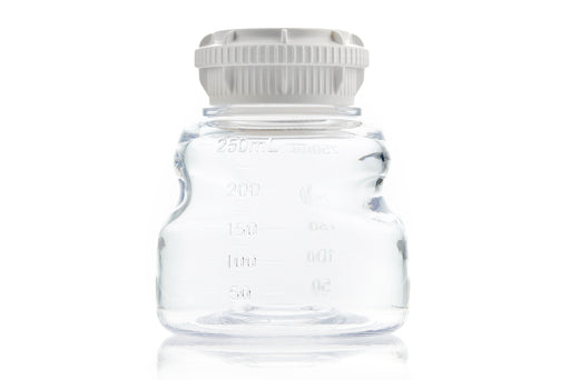 EZLabpure™ Media Bottle PETG, 250mL, GL45 Closed VersaCap®, Sterile, 24/cs | img_1 | Foxx Life Sciences Global | shopfls.com