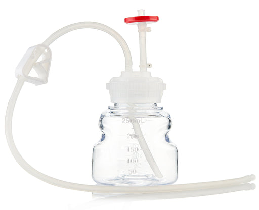 Foxx Life Sciences EZBiopure Titanium Round MTO bottle assembly with versacap