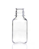EZBio® Square Bottle, 250mL, Polycarbonate (PC), Non-Sterile, 38-430mm Neck, No Cap, 24/pk