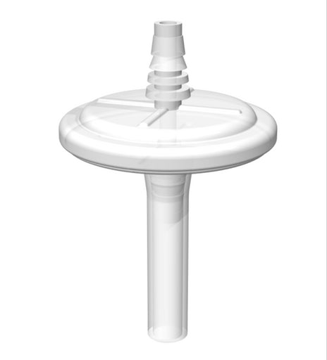 EZFlow® 1.0µm PTFE Vent Filter, 50mm PP Housing with Silicone Tubing - Non-Sterile Laboratory Air Filtration by Foxx | img_1 | Foxx Life Sciences Global | shopfls.com