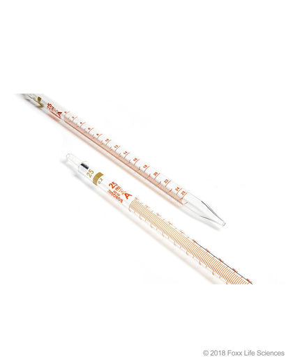 Borosil Graduated Mohr Pipette Class A Batch Certificate, ISO 835, Ind Cert 25mL | img_1 | Foxx Life Sciences Global | shopfls.com