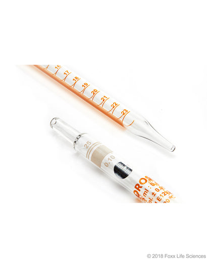 Borosil Graduated Serological pipettes, 3.3 Borosilicate, CS/10, 25mL | img_1 | Foxx Life Sciences Global | shopfls.com
