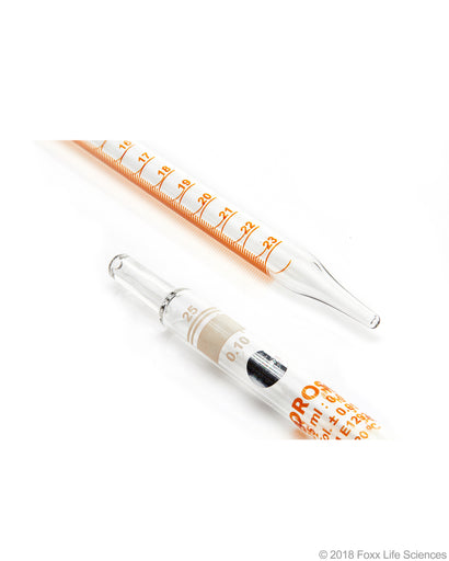 Borosil Graduated Serological pipettes, 3.3 Borosilicate, CS/10, 25mL