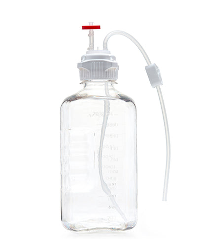 EZBio®, Single-Use Bottle Assembly, 2L, 53B VersaCap, Polycarbonate (PC), Vented w/ DipTube, 10/cs | img_1 | Foxx Life Sciences Global | shopfls.com