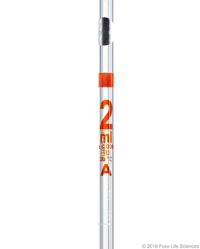 Borosil Volumetric Pipette Bulb Pipette Class A Accuracy ASTM Batch Certificate 3mL Borosilicate | img_1 | Foxx Life Sciences Global | shopfls.com