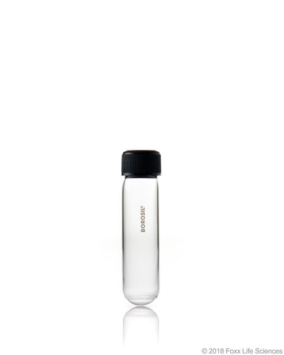 Borosil® Culture Tubes Media Round Bottom Polypropylene (PP) cap with Liner 30 mL Borosilicate CS/100 | img_1 | Foxx Life Sciences Global | shopfls.com