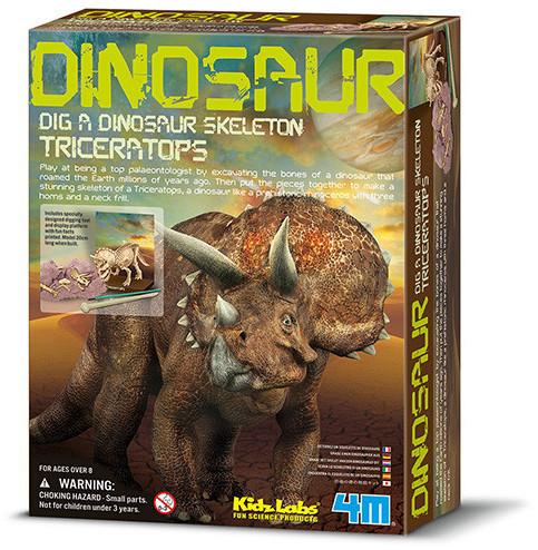 "Dig A Dinosaur Skeleton: Triceratops" - Science Kit - LabRatGifts - 1