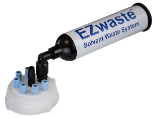 EZWaste® UN/DOT Filter Kit, VersaCap® S70, 6 ports 1/8" OD, 1 port 1/4"-3/8" HB Adapter - Lab Waste Collection System by Foxx | img_1 | Foxx Life Sciences Global | shopfls.com