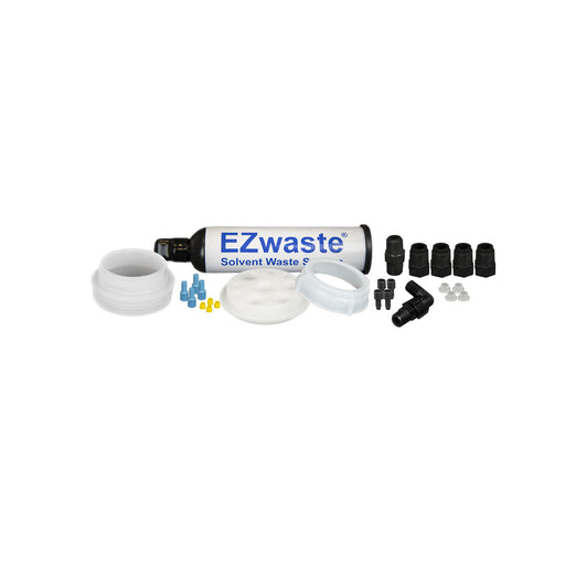 EZWaste® UN/DOT Filter Kit. VersaCap® S70 w/ Threaded Adapter. 4 Ports for 1/8" & 1/4" OD Tubing. Lab-Grade Waste Disposal. | img_1 | Foxx Life Sciences Global | shopfls.com