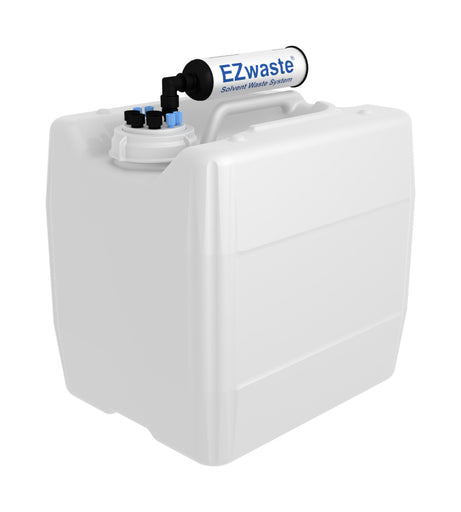 EZwaste® UN/DOT Waste Container with VersaCap® S70: 4 x 1/8" & 4 x 1/4" Ports, 13.5L. Lab-Grade Waste Disposal Solution by Foxx. | img_1 | Foxx Life Sciences Global | shopfls.com