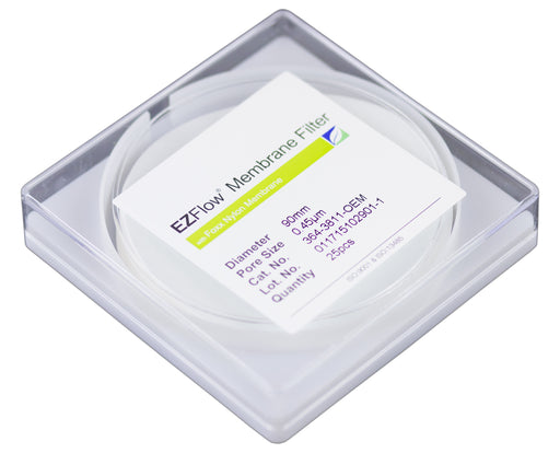 EZFlow® 90mm 0.45µm Nylon Membrane Disc Filter (25 pack) - Lab-Grade Filtration for Research & Bioprocessing | img_1 | Foxx Life Sciences Global | shopfls.com