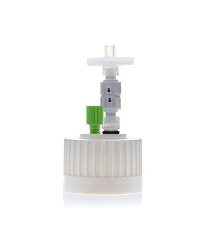 HPLC Solvent Reservoir ChromCap™ 300 Assembly, 38-430, Class VI Polytetrafluoroethylene (PTFE) Adapter, 1 Ports for 3.2mm(1/8