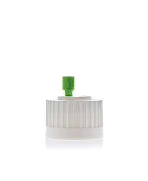 HPLC Solvent Reservoir ChromCap™ 100 Assembly,38-430, Class VI Polytetrafluoroethylene (PTFE) Adapter w Vent Hole, 1 Port for 3.2mm(1/8