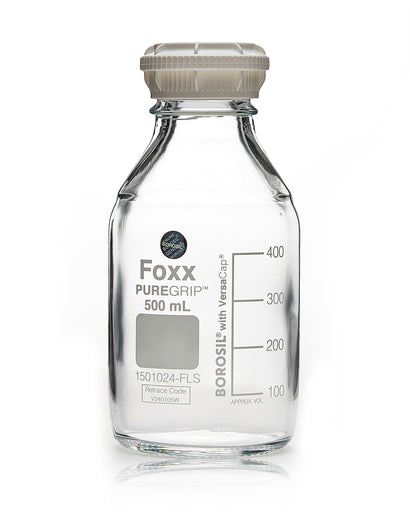 PUREgrip BOTTLES SCREW CAP Clr 500 mL | img_1 | Foxx Life Sciences Global | shopfls.com