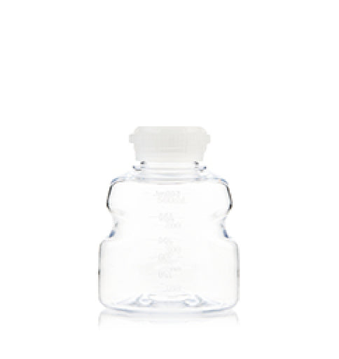 EZBio®pure Titanium Round Bottle, PETG, 500mL, GL45 Neck with Cap, Sterile | img_1 | Foxx Life Sciences Global | shopfls.com