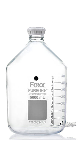 PUREGRIP® Aspirator Bottles,  5L, For Outlet Tubing, GL45 Cap